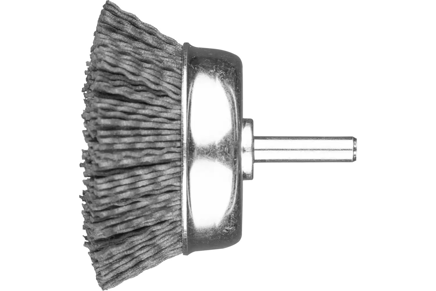 Picture of Pferd M-Brad® Cup Brush Psf 3" Dia. .040/120 Grit Silicon Carbide 1/4" Shank